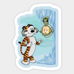 Snow-Monster Attack Sticker